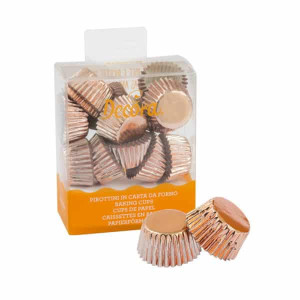 180 scatole di cioccolatini color oro rosa