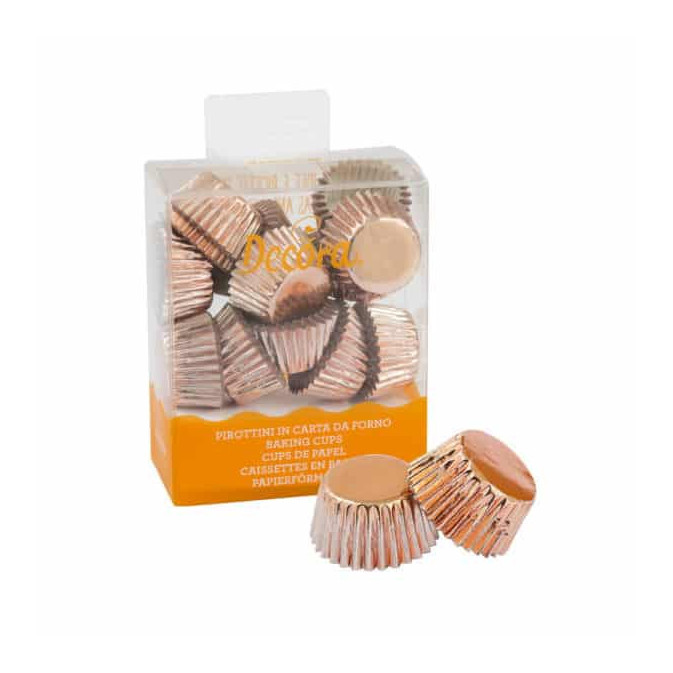 180 scatole di cioccolatini color oro rosa