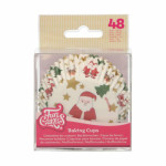 48 pirottini per cupcake natalizi