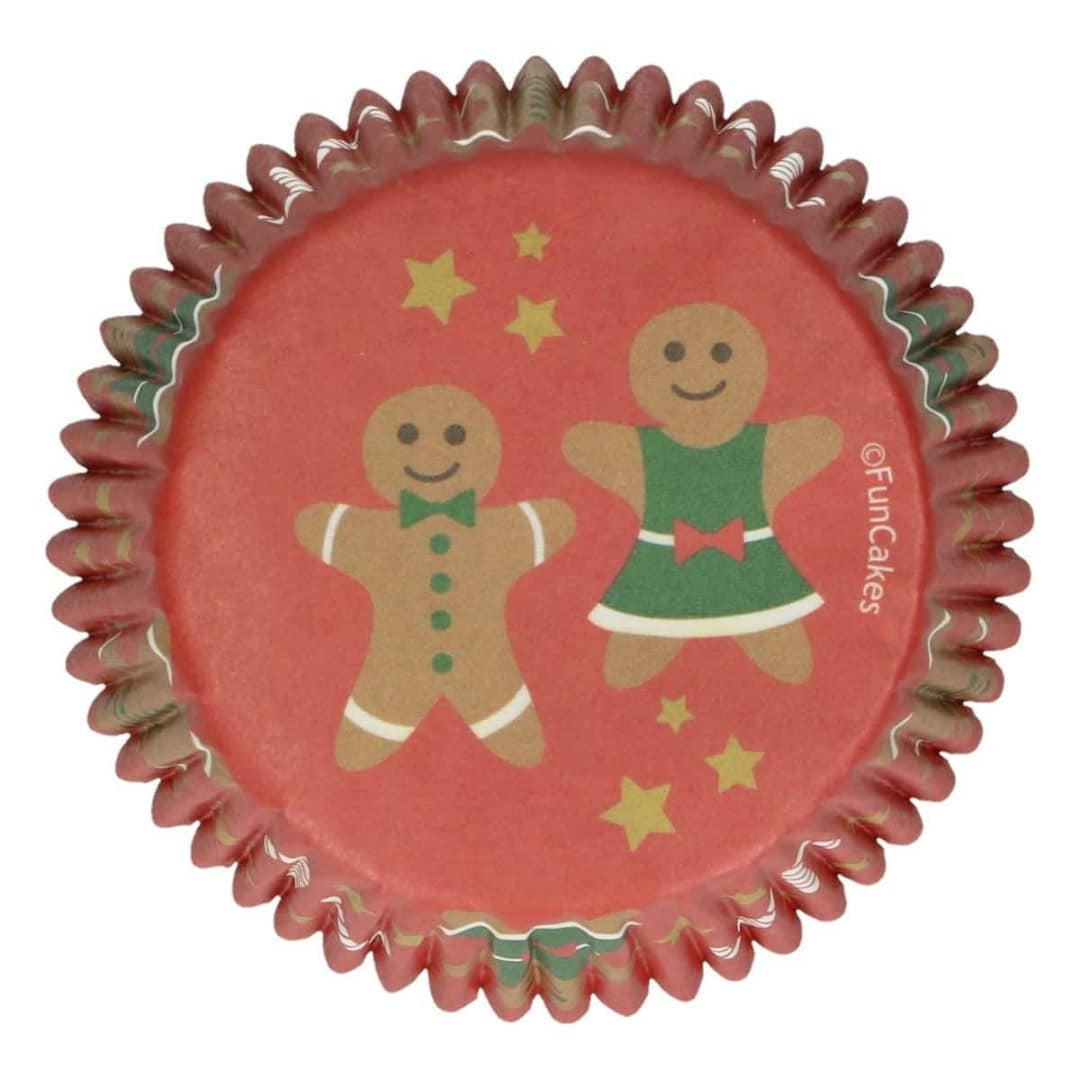 48 pirottini per cupcake natalizi con pan allo zenzero