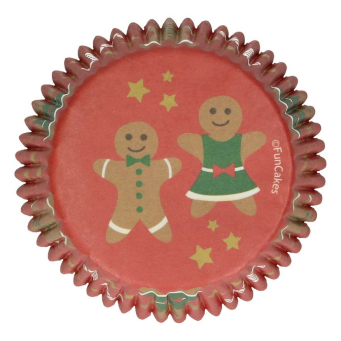 48 pirottini per cupcake natalizi con pan allo zenzero
