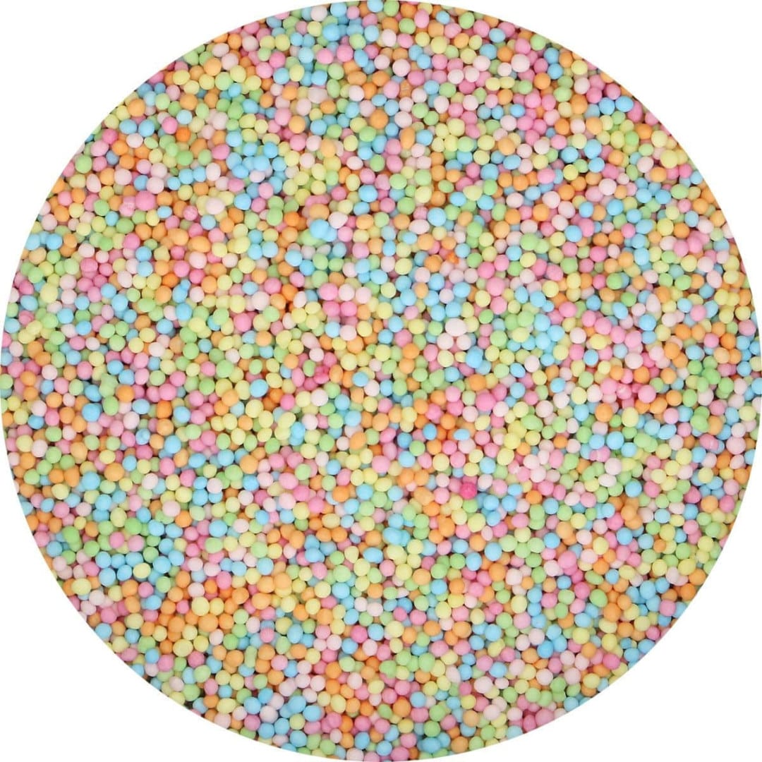 palline di zucchero dai colori pastello e multicolori