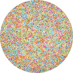 palline di zucchero dai colori pastello e multicolori