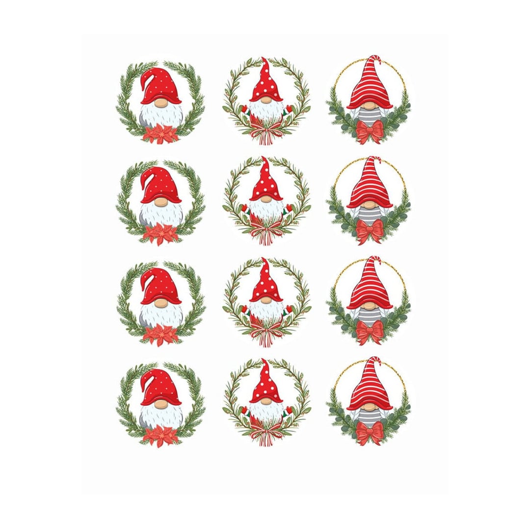 12 dischi commestibili degli elfi di Natale
