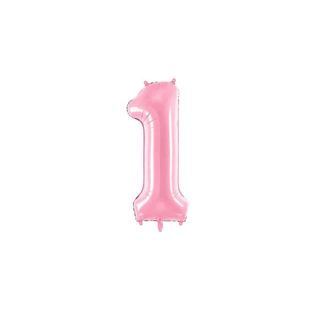 palloncino-gigante-numero-1-rosa