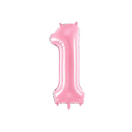 palloncino-gigante-numero-1-rosa