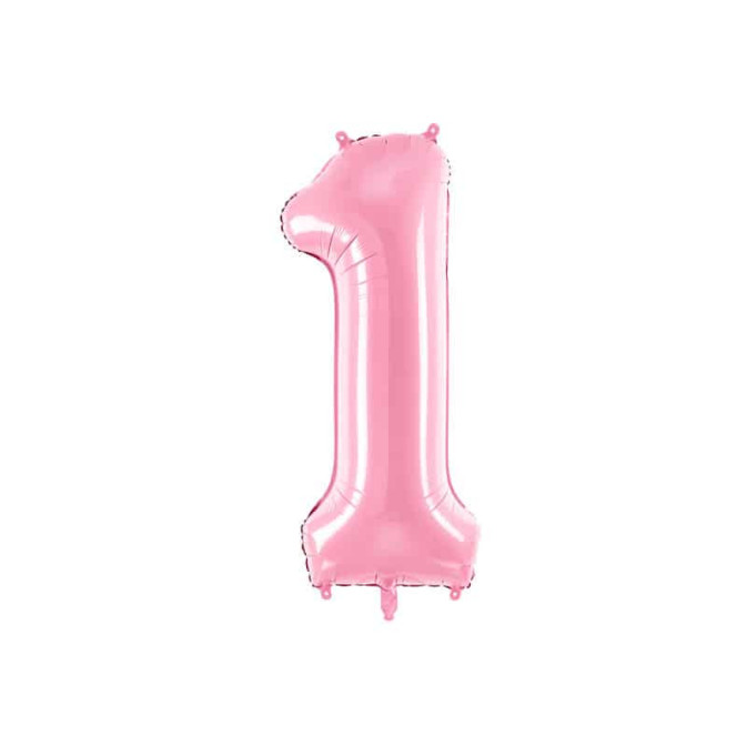palloncino-gigante-numero-1-rosa