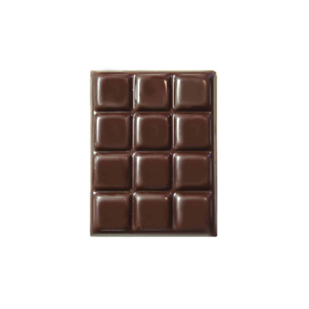 8 mini barrette di cioccolato fondente
