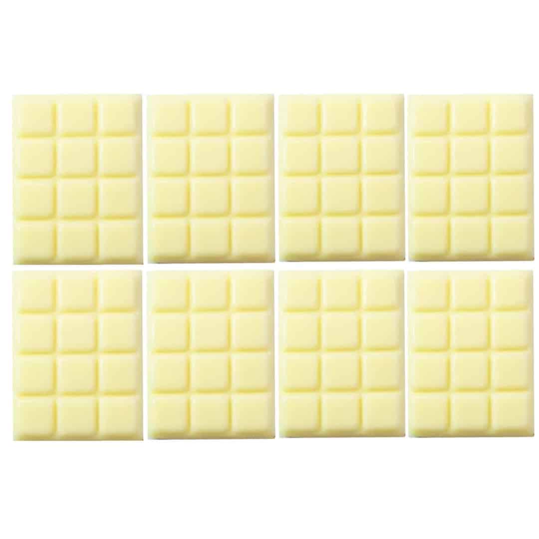 8 mini barrette di cioccolato bianco