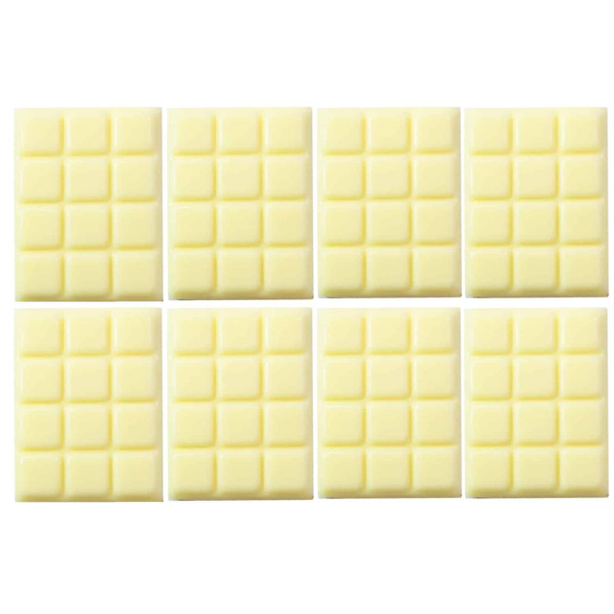 8 mini barrette di cioccolato bianco