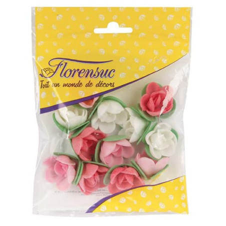 12 rose di matzo con foglie