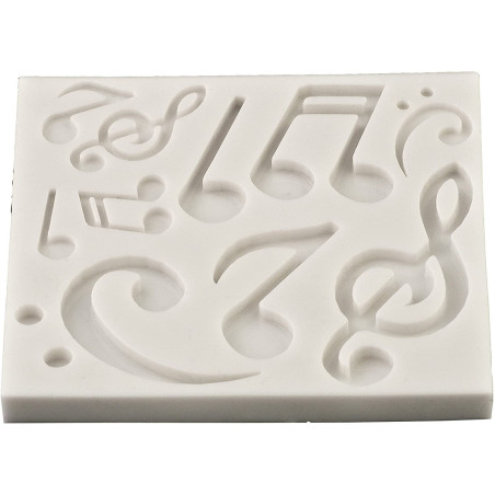 stampo per modellare note musicali
