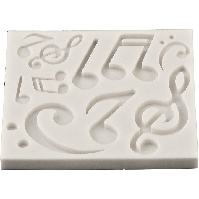 stampo per modellare note musicali