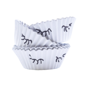 30 pirottini per cupcake con occhi di unicorno