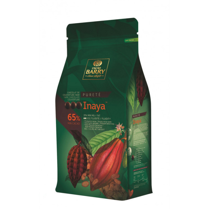 Cioccolato fondente Inaya 65% - 1 Kg