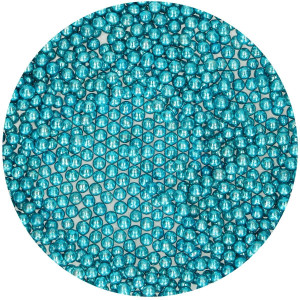 perle di zucchero blu metallizzato - 80 g