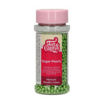 perle di zucchero verde metallizzato
