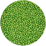 perle di zucchero verde metallizzato