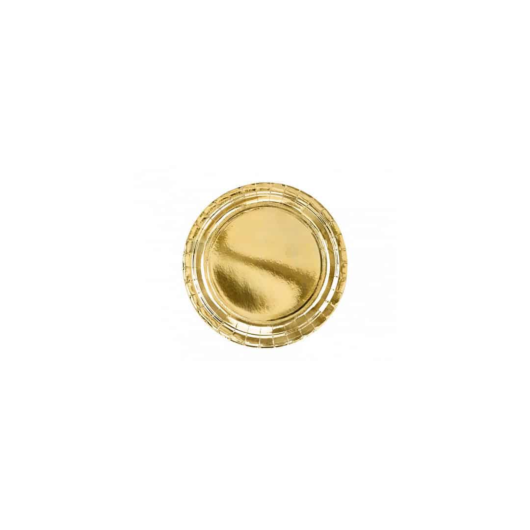 6 piatti-in-cartone-metallizzato-oro