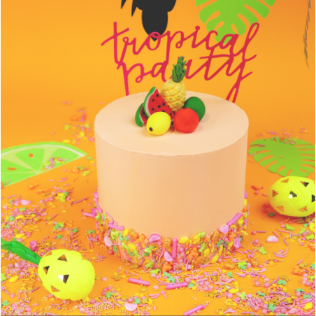 torta a tema tropicale