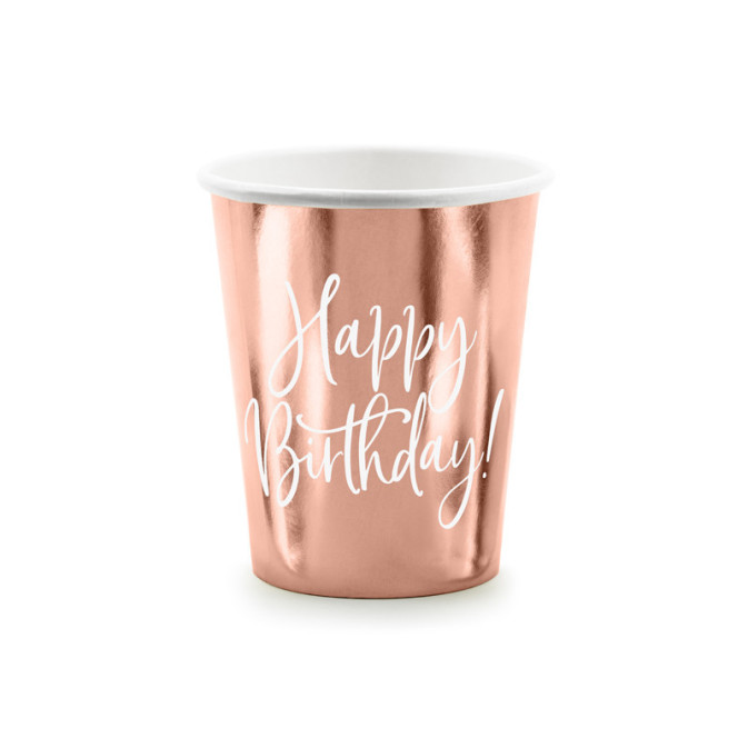 6 bicchieri-di-cartone-buon-compleanno-rosa-oro