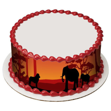 contorno-torta-commestibile-safari