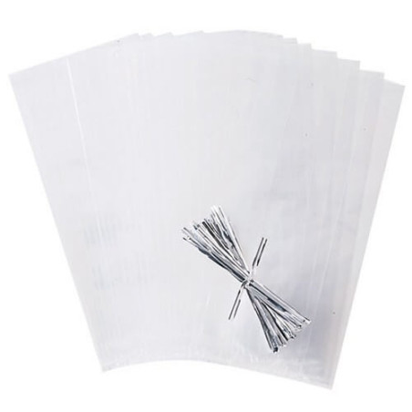 25 sacchetti trasparenti per dolciumi