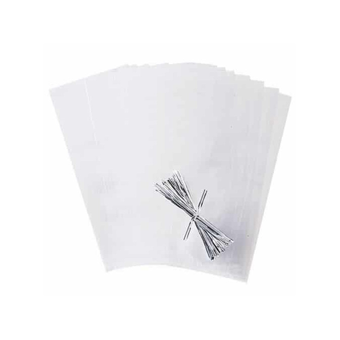 25 sacchetti trasparenti per dolciumi