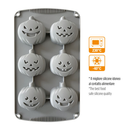 stampo in silicone a forma di zucca per decorazione