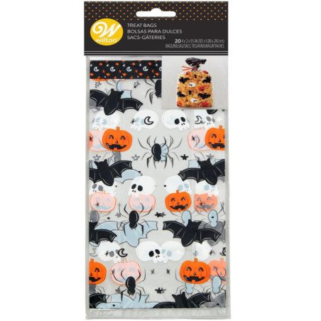 20 mini sacchetti per dolciumi di Halloween