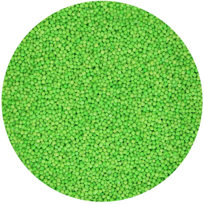 mini perle in tortine verdi zuccherate