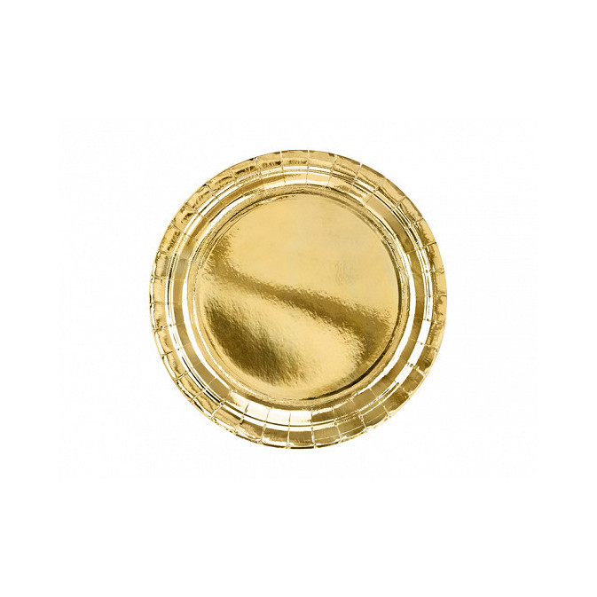 6 piatti-in-cartone-oro-metallizzato