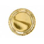 6 piatti-in-cartone-oro-metallizzato