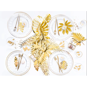 Decorazioni da tavola in oro Aloha
