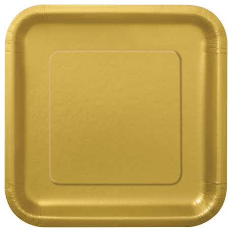 Piatti-di-carta-quadrati-colore-oro-14-quadrati