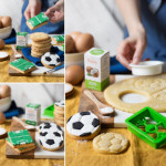 2 formine per biscotti con porta da calcio