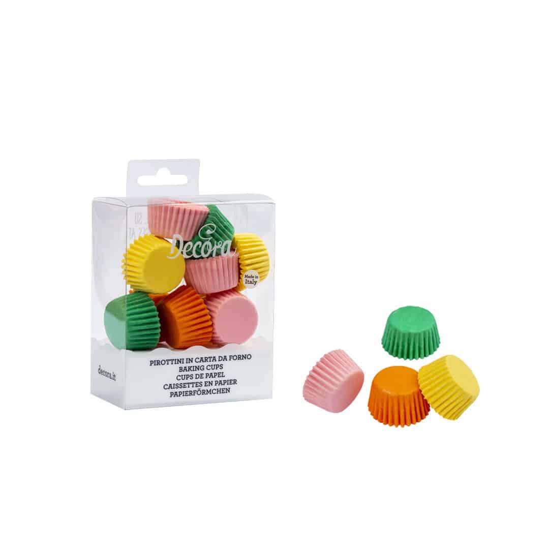 mini custodie in carta colorata