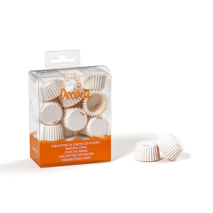 200 mini casse di carta bianca