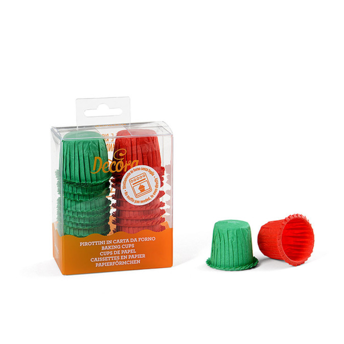 Scatole per muffin natalizi da 35 mini