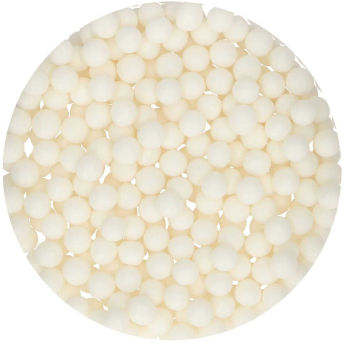 perle di zucchero bianco - 7 mm