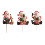 decorazioni di Babbo natale per torte