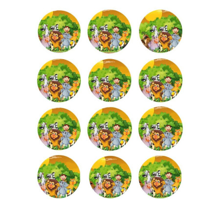 12-Mini-dischi-di-zucchero-jungle