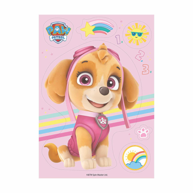 Wafer Paw Patrol Stella pretagliato