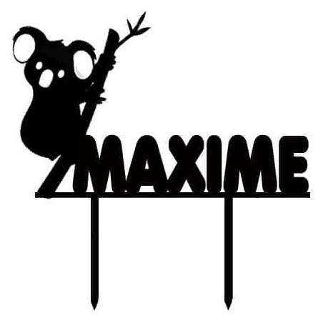 Cake Topper Koala da personalizzare