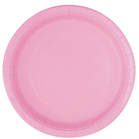 8 piatti dessert rosa chiaro