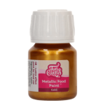 Funcakes vernice alimentare metallizzata oro