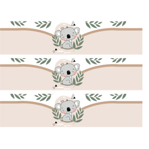 contorno per torta-koala-commestibile