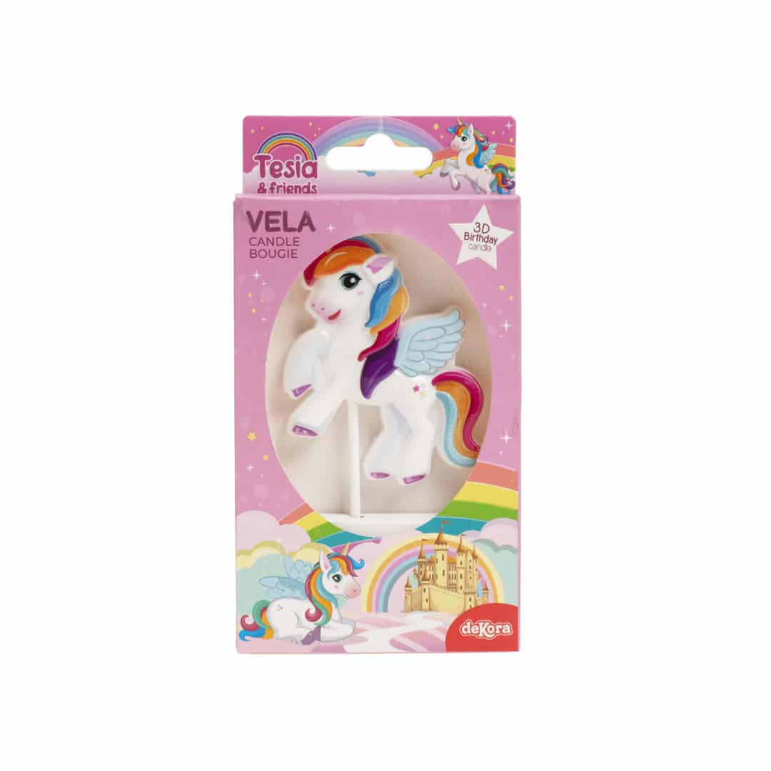 Candela 3D-unicorno