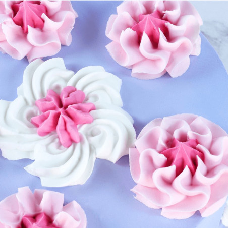 fare fiori con un beccuccio