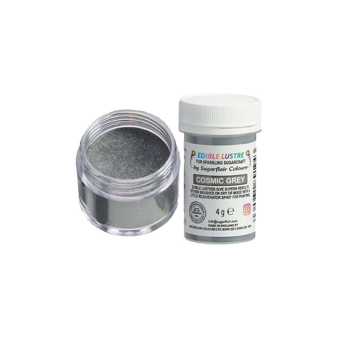 colorante alimentare-argento-in-polvere-cosmic-grey-sugarflair